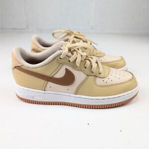 Nike Airforce 1 LV8 White/Sesame/Ale Brown Low Sneakers DQ5974-200 - Youth 3